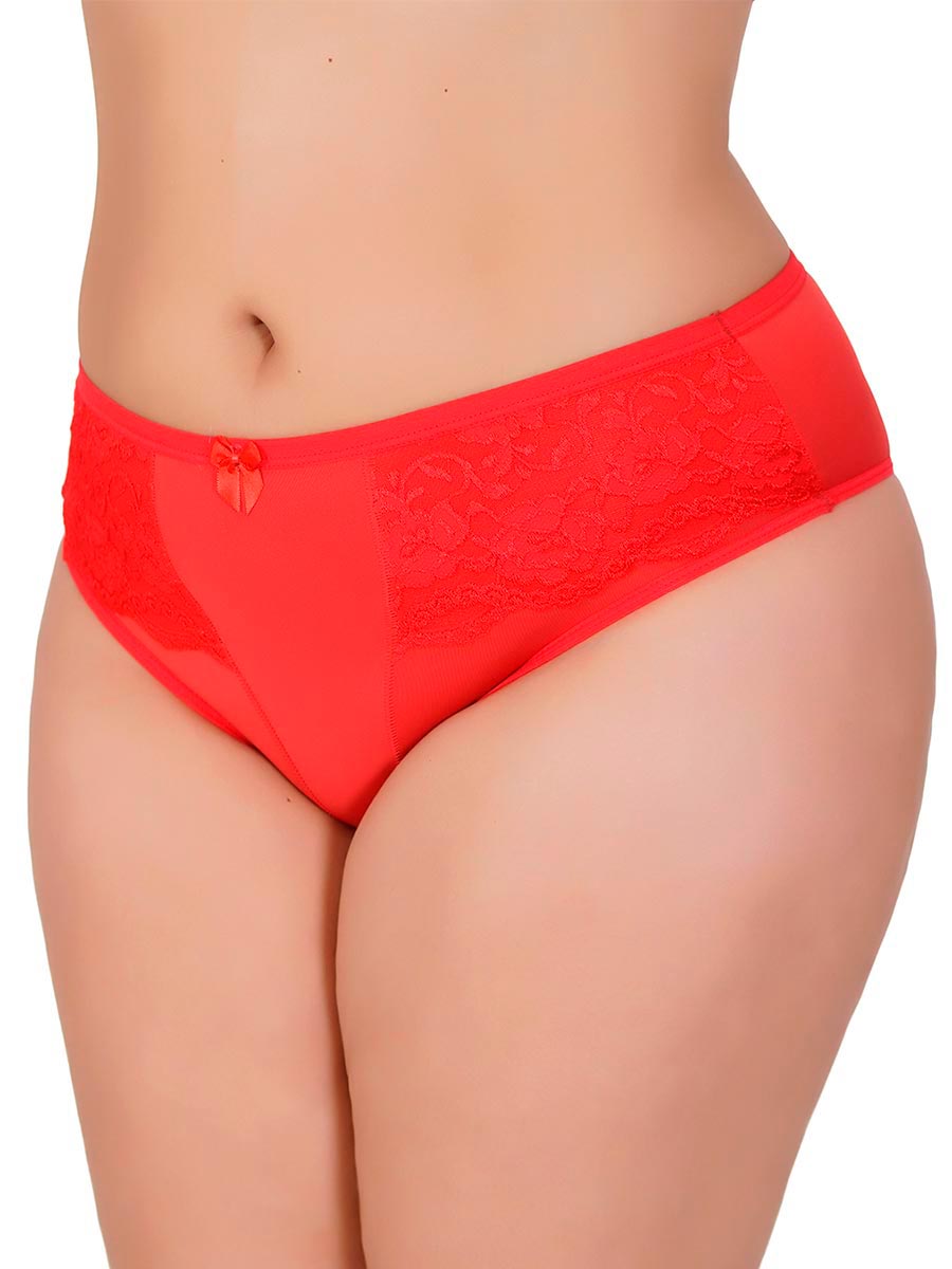 Calçola em Microfibra e Renda Plus Size - Calcinha Plus Size - Ternura Íntima