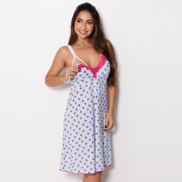 Camisola Amamentação Estampada 